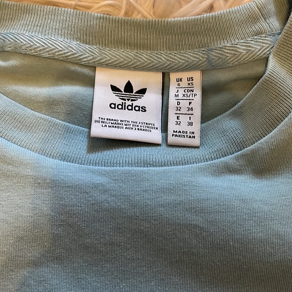 Light Blue Adidas T Shirt - Picture 2 of 4